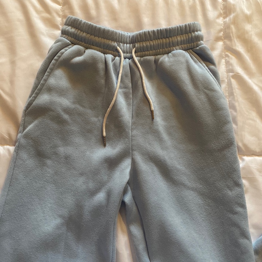 Blue comfy sweatpants
